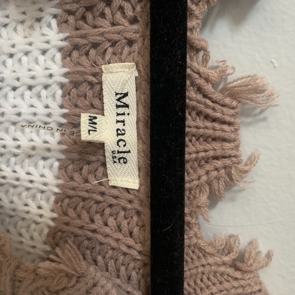 Adorable Oversized Distressed Multicolor Sweater! - Picture 3 of 3